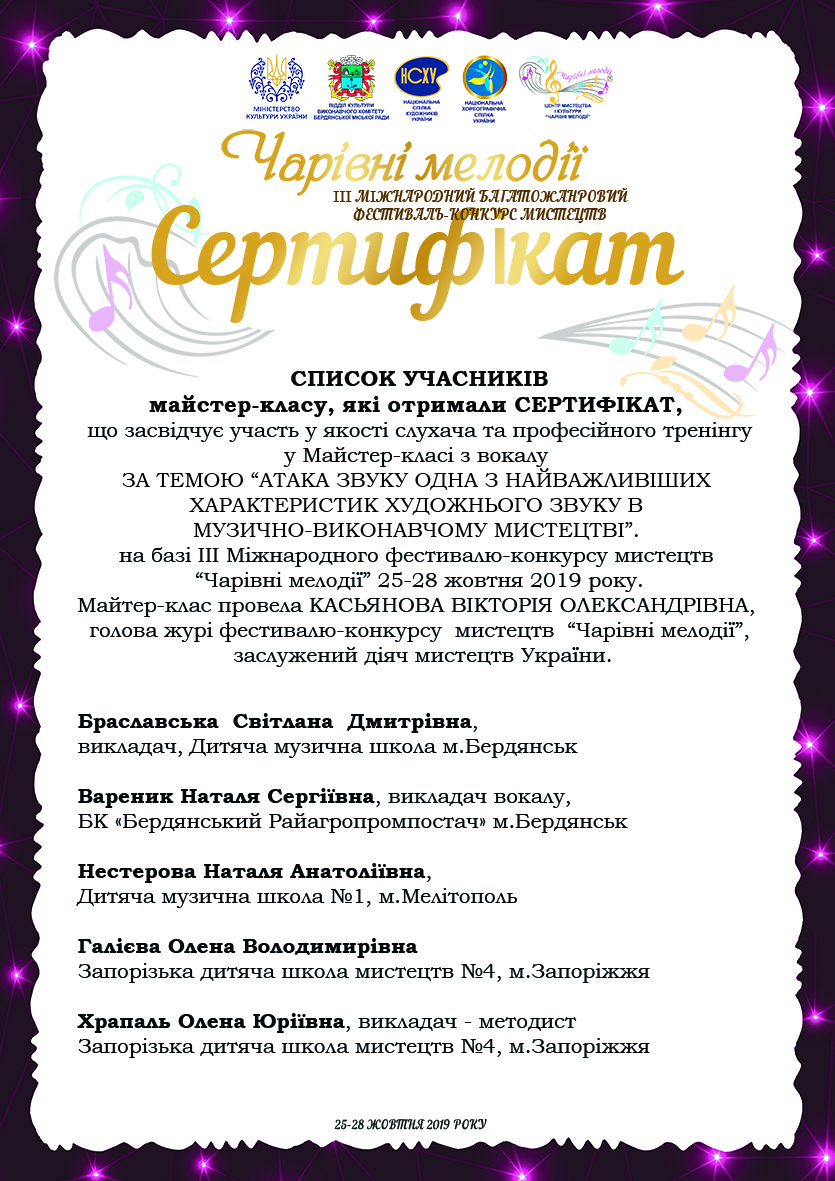 сертификат